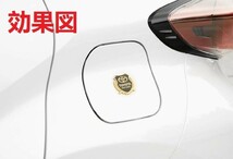 ★マツダ MAZDA★シルバー★ ステッカー エンブレム 2個セット カバー 車ロゴ 自動車 キズ隠し 両面テープ付_画像5