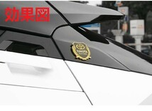 スバル SUBARU★ゴールド★★ ステッカー エンブレム 2個セット カバー 車ロゴ 自動車 キズ隠し 両面テープ付_画像8