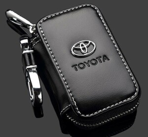 * Toyota TOYOTA* smart key case car PU leather man and woman use storage round fastener light weight 