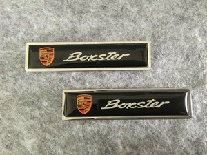 ★ポルシェ PORSCHE★17★ ステッカー エンブレム デカール プレート スクラッチを隠す シール装飾 バッジステッカー 2枚セット