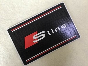 ★アウディ Sline Audi★ロゴ アンチスリップマット 自動車 モバイル粘着強い すべり止め