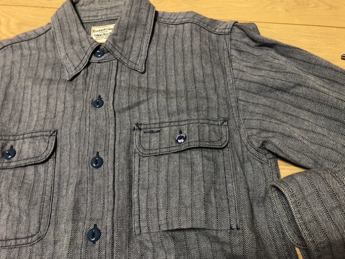10000円 オンライン特別販売 Pherrows フェローズ Wool Work Shirts ウールシャツ シャツ