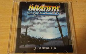 【正統派メタル】50枚限定！INVADERSの自主製作盤First Attack Line完売品。