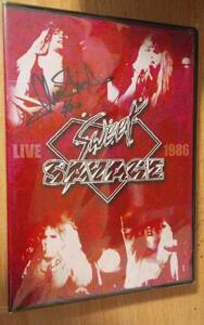 【直筆サイン入り】SWEET SAVAGEのLIVE 1986オフィシャルDVD。