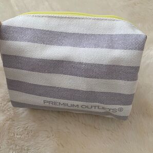 ボーダー ポーチ