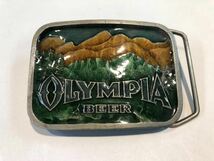 デッドストック オリンピア ビール Olympia beer ベルト バックル 新品未使用 アメリカン インディアナ メタル ヴィンテージ_画像2
