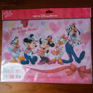  unopened minnie be Steez bashu Disney Land Disney si- clear file 