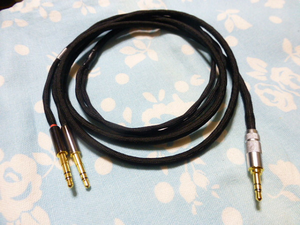 T1 2nd 3rd MDR-Z7 ケーブル MOGAMI 2534 + 4N純銀撚り線 3.5mm3極 オヤイデ P-3.5G ( 4.4mm5極 2.5mm4極 L字 変更可) WOOD 01 HA-SW01