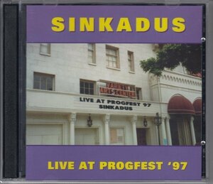 【メロトロン】SINKADUS / LIVE AT PROGFEST '97（輸入盤2枚組CD）