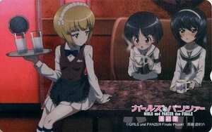 5 sheets and more buy free shipping / Girls&Panzer last chapter ka tiger s.... cold Izumi flax ./ telephone card 