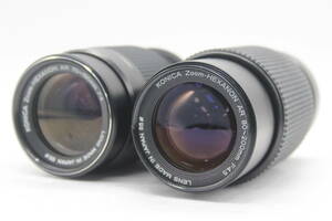 【訳あり品】 コニカ Konica Zoom-Hexanon AR 80-200mm F4.5 70-150mm F4 レンズ C3294