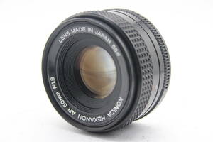 【返品保証】 コニカ KONICA HEXANON AR 50mm F1.8 ミノルタマウント レンズ C3576