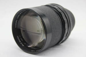 【訳あり品】 コムラ KOMURA MF G LTD 200mm F3.5 ブロニカマウント レンズ C3591