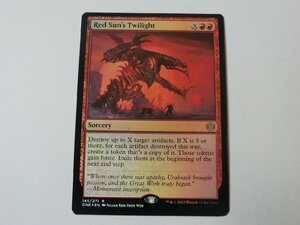 MTG 美品 【赤の太陽の黄昏（FOIL）】 （レア） ファイレクシア：完全なる統一 ONE 英 2枚迄