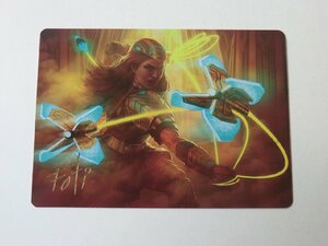 MTG 美品 【刃砦の戦鞭（46/81）】 （箔押しサイン入りアートカード） ファイレクシア：完全なる統一 ONE 英 1枚迄