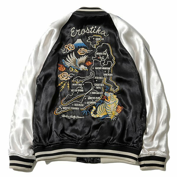 ロッキンジェリービーン Rockin'Jelly Bean MARIA NUDE MAP SOUVENIR JACKET マリア スカジャン 新品 国内正規 M rude gallery 22AW 送料込