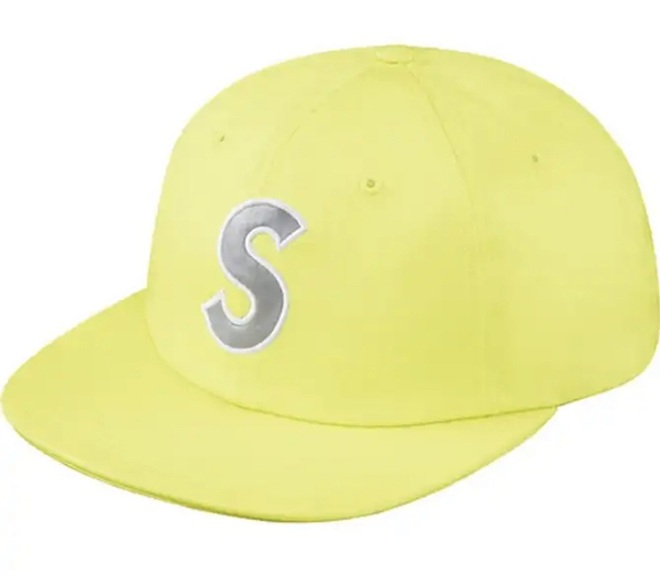 Supreme 3M Reflective S Logo 6 - Panel Cap Lime ライム 新品即決 送料無料 国内正規品 Sロゴ キャップ 16SS