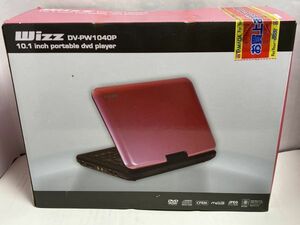 10.1 дюймовый портативный DVD плеер розовый Wizz DV-PW1040P нераспечатанный новый товар 