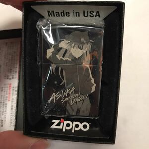 アスカ エヴァンゲリオン アスカ/改2号機γ ブラックチタンコート ZIPPO 永久保証　数量限定　No 0106