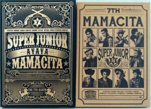 SUPER JUNIOR スーパージュニア　韓国盤CD2枚セット【7集 Mamacita Version A / Version B】 中古品　ママシータ