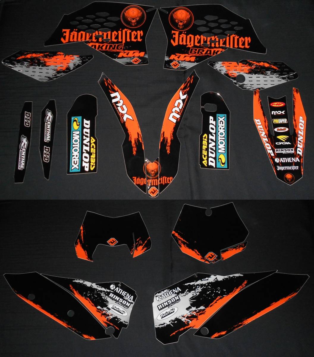 ☆値下げします☆KTM exc250 6デイズ2013モデル新品デカール 【正規
