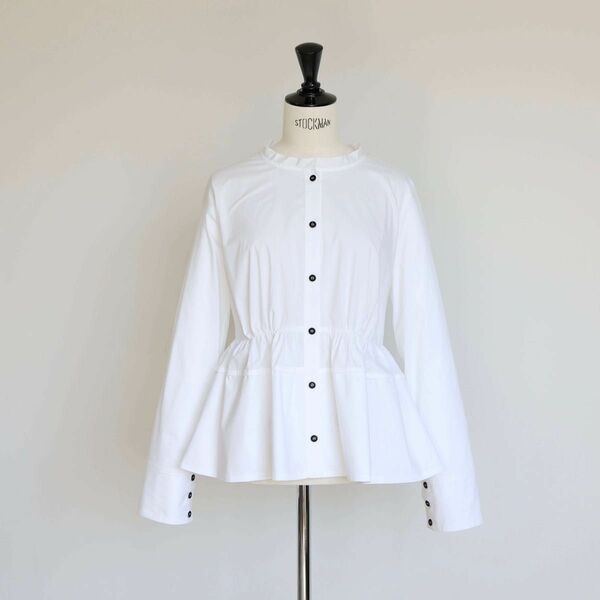 【新品】Gypsohila ジプソフィア/ Tulip Blouse White ブラウス 