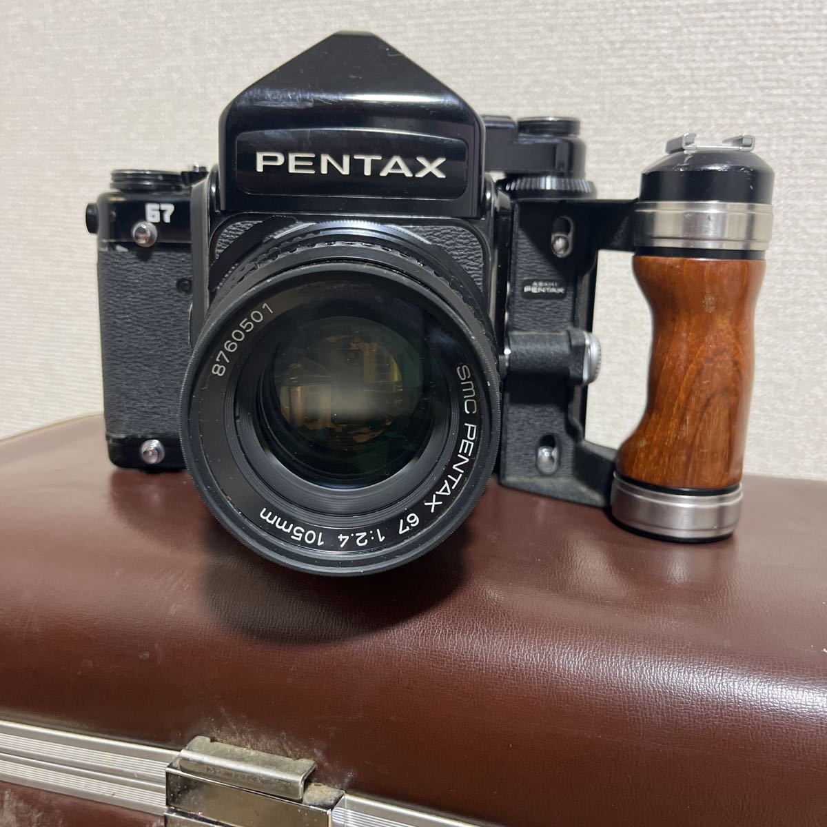 ソルボワ PENTAX67 ウッドグリップ 美品 - 通販 - www