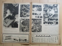 アサヒグラフ 1953年5月6日号 朝日新聞社　表紙：勅使河原霞　※シミ汚れ　/落選の領袖/衆院選/板門店に向う傷病捕虜/朝鮮戦争 他_画像6