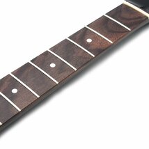 ギターネック TL テレタイプネック メイプル ローズウッド ブラック艶有り フィンガーボード ギターパーツ MU2153_画像4