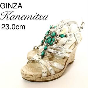 1 jpy GINZA Kanemitsu Ginza .... sandals 23.0cm