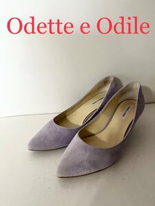 １円　Odette e Odile パープル　パンプス　23cm レディース