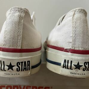 初期デッドストック80'S USA製 CONVERSE ALL STARオールスターオフホワイトsize8.5ビンテージチャックテイラーCT70アディクトオリジナルの画像5