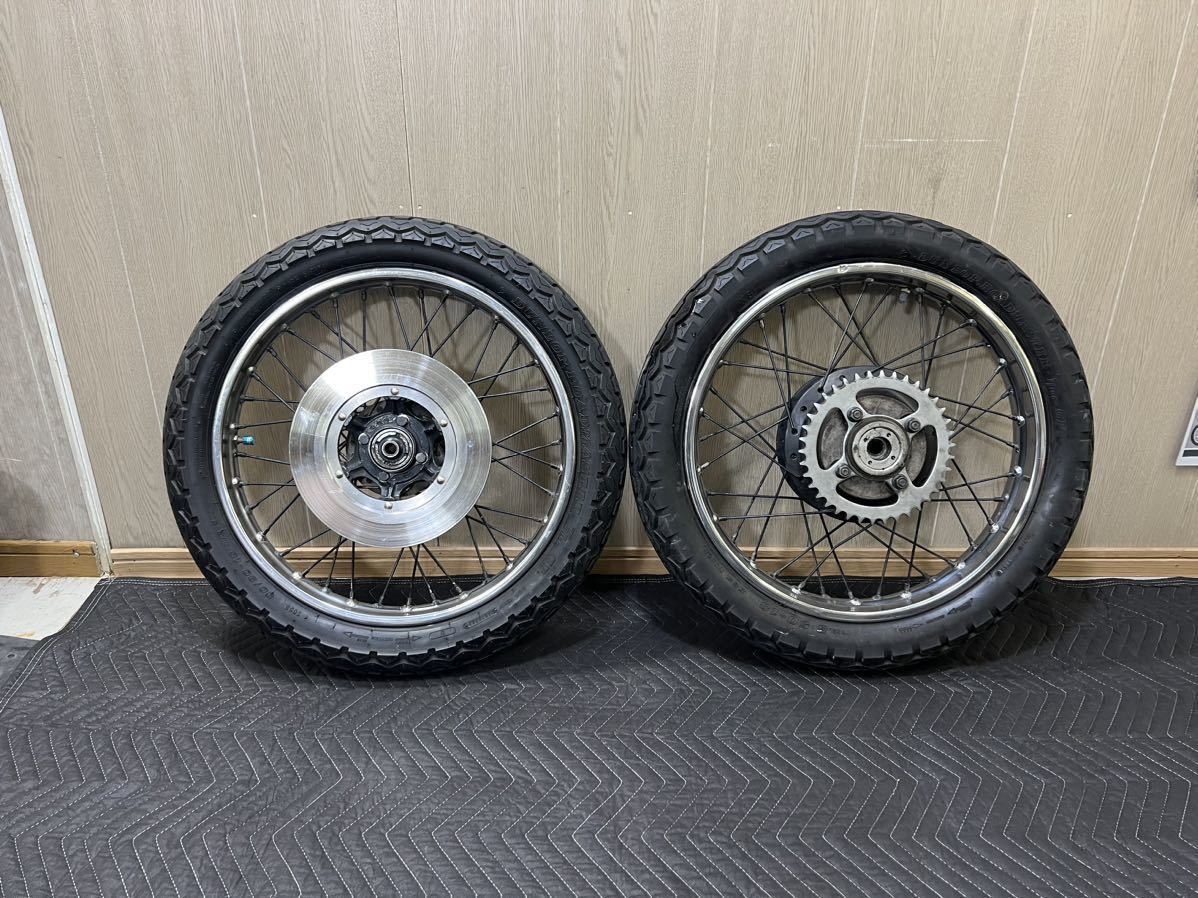 CB400F スポーク ホイール 純正 ? 前後 セット 検索 当時物 CB 398