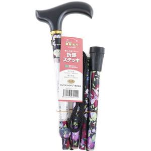 MAX FACTORY Max Factory folding stick cane .. other miscellaneous goods aluminium black lady's [E212522221] unused 