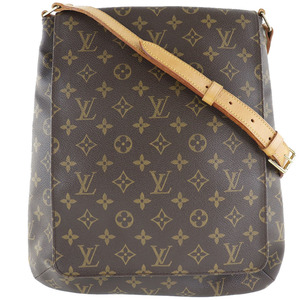 LOUIS VUITTON ルイ・ヴィトン ミュゼット M51256 AS0071 ショルダーバッグ モノグラムキャンバス 茶 レディース【52160531】中古