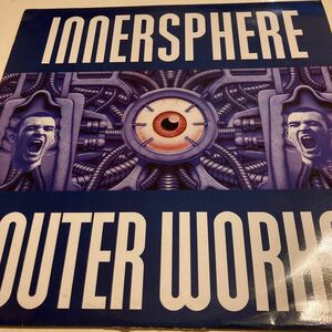 2枚組 Innersphere Outer Works 1994年 Sabrettes SBR002LP Trance, Breaks, Acid, Hardcore, Techno, House