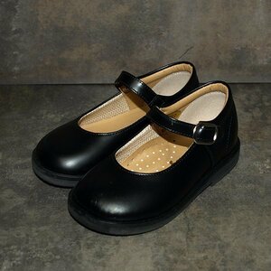 Знакомый ◇ Familia / Children One -Stop Leather Shoes ◇ 15 см Черная красавица