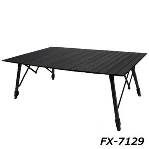 *CHANODUG OUTDOOR* folding HIGH&MIDDLE&LOW 3WAY aluminium roll table * black gear *L size * outdoor table *3