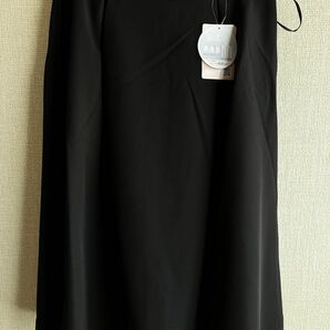 レディース フレアスカート 黒 Honeys セレモニー Lサイズ スカート丈64cm ブラック 未使用品