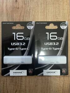 16GB USB3.2 Type-C メモリ Type-A【2個セット】