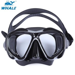 WHALE ダイビング Mask Tempered Glass Lens スキューバ 眼鏡 ゴーグル 水中 Snorkel Sw