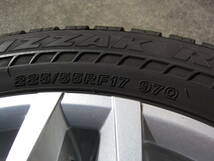 BMW ５シリーズ G30外し １７インチ ホイールタイヤ４本セット LT7570 7.5J×17 ET2+ BRIDGESTONE 225/55 RF17　S0832 _画像4