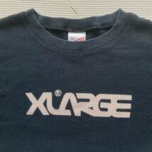 X-LARGE エクストララージ サーマル ロンT 長袖Tシャツ ブラック L_画像3
