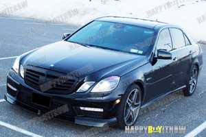 ベンツ W212 E63 AMG カーボン フロントスポイラー Vタイプ