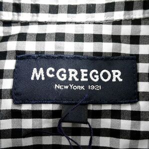 ■McGREGOR マックレガー 新品 定価3.7万 上質コットン混 ギンガムチェック柄 長袖 カジュアルシャツ 413170102 36 L ▲034▼bus9343bの画像5