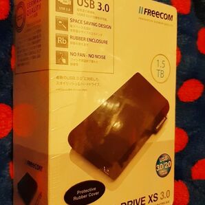 FREECOM USB3.0 Hard Drive XS 1.5TB 外付けハードディス携帯型マットラバー仕様 ポータブルHDD