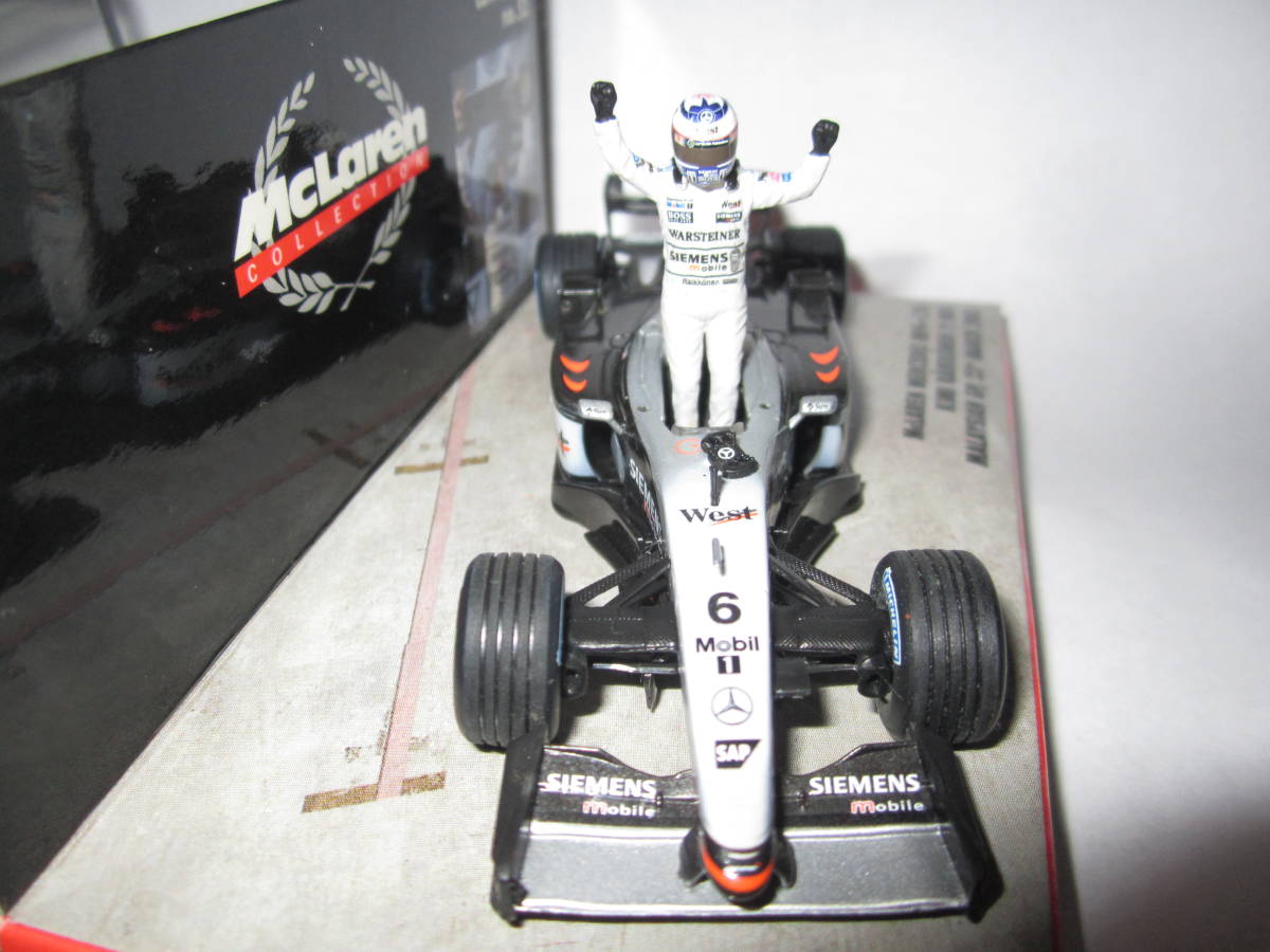 即決 PMA ミニチャンプス製 1/43 マクラーレン MP4/17D 2003年