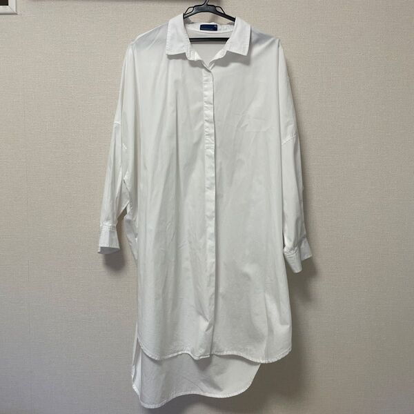 SEVENDAYS=SUNDAY シャツ ロング 白