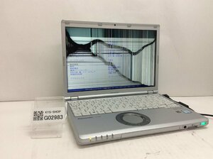 ジャンク/ Panasonic CF-SZ5PDYVS Intel Core i5-6300U メモリ8.19GB ストレージ無し 【G02983】