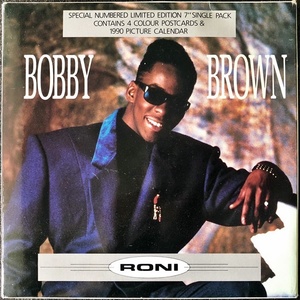 【Disco & Soul 7inch】Bobby Brown / Roni(未開封 ポストカードX4枚+カレンダー付き) 